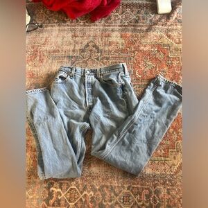 Vintages Levis Light Wash no rips 501s  30/32